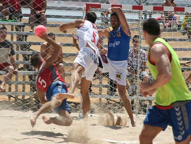 Torneo internacional de balonmano en Getares
