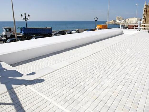 Se inaugura el espacio Entrecatedrales, un nuevo balc&oacute;n al mar en el Campo del Sur. 

Foto: Julio Gonzalez