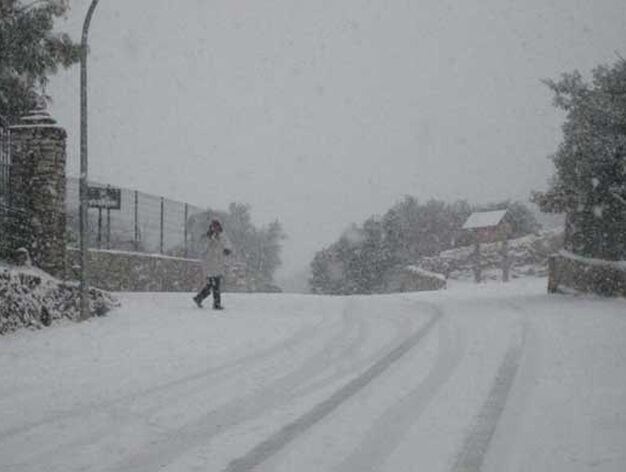 Intensa nevada en Constantina (enero 2010)