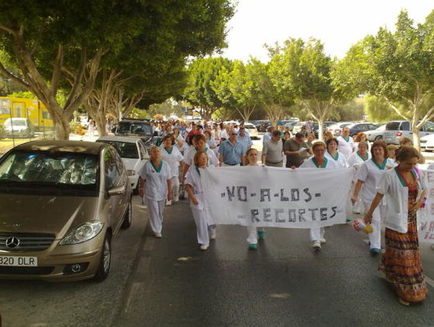 Marcha de empleados del hospital Cl&iacute;nico 

Foto: Migue Fern&aacute;ndez