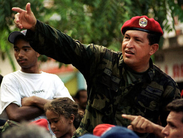 Ch&aacute;vez de militar en 2000.

Foto: Reuters