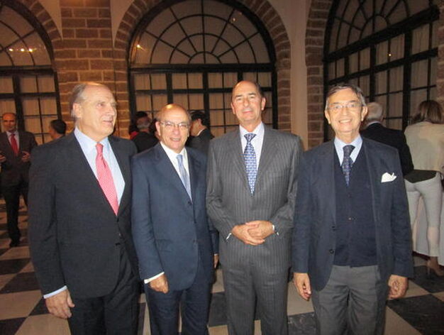 Guillermo Cervera, Pepe Caravaca, Alfonso P&eacute;rez y Francisco S&uacute;nico.

Foto: Ignacio Casas de Ciria