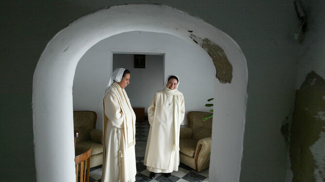 Dos concepcionistas de Santa María, en una imagen de archivo.
