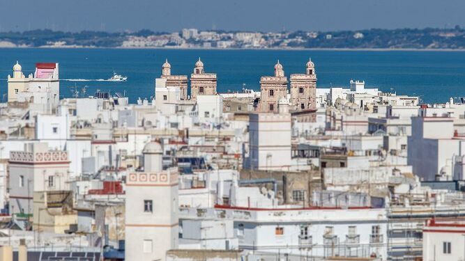 Imagen del casco  histórico de Cádiz
