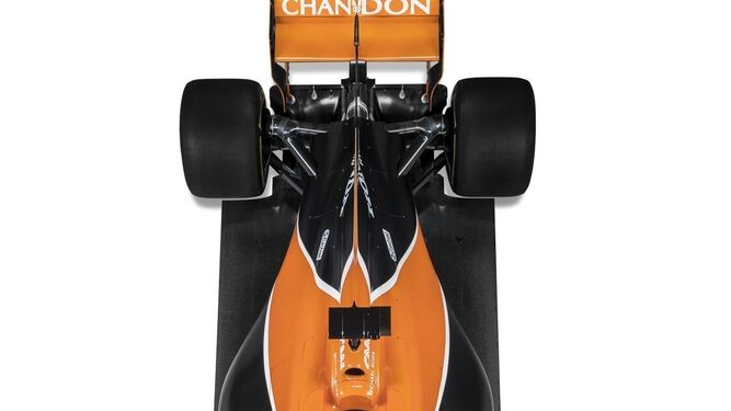 El McLaren Honda MCL32, el nuevo monoplaza de Fernando Alonso.