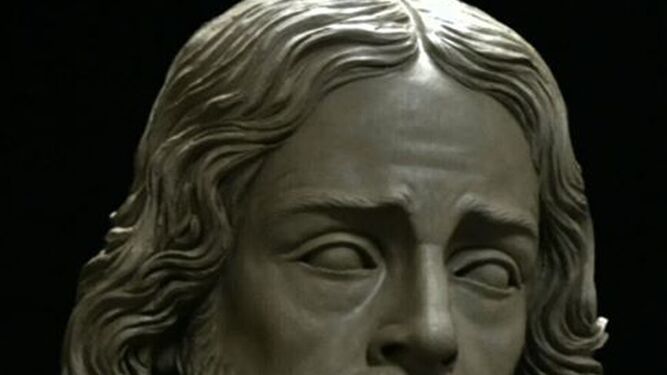 Modelo del busto de Jesús de la Paz.