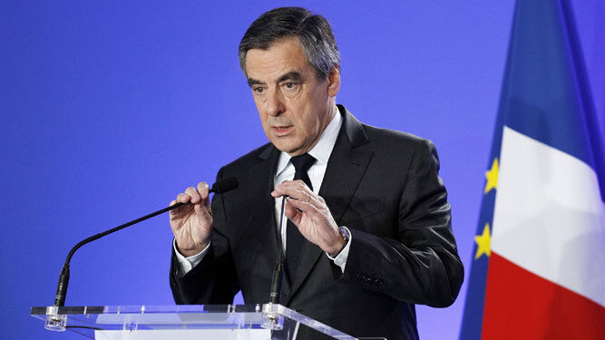 El candidato conservador a la Presidencia francesa, François Fillon.
