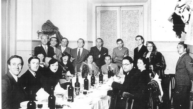 Última cena de la Generación del 27 celebrada en abril de 1936 en Los Galayos.