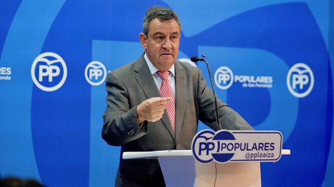 José Loaiza, en la sede del PP isleño, el pasado lunes.