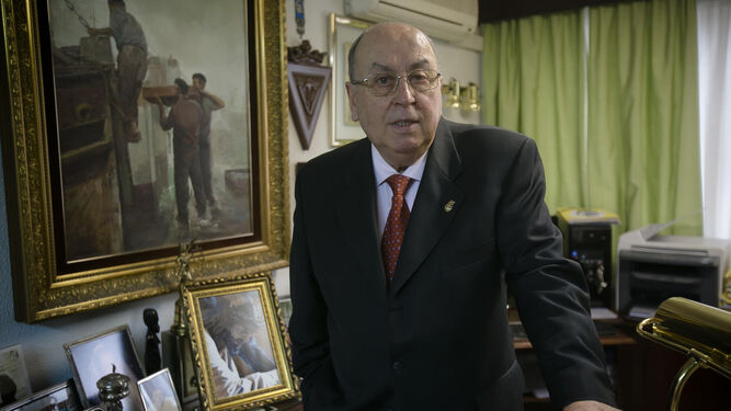 El presidente del Consejo Local de Hermandades y Cofradías, Martín José García.