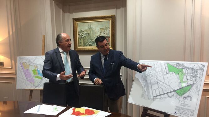 José Ignacio Landaluce y Alfonso Pozuelo presentaron ayer las novedades del proyecto.