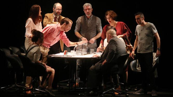 Obra de teatro 'El jurado', que abrió la temporada del Falla en 2016.
