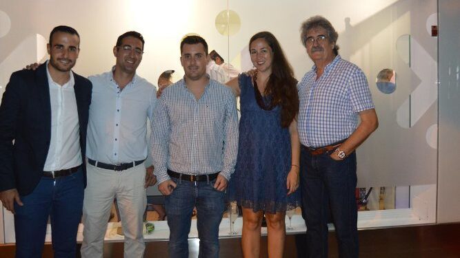 Fran Lora, Daniel Gómez, Francisco Ábalo, Paula Martínez Llorente y Alfonso Martínez Bohigas.