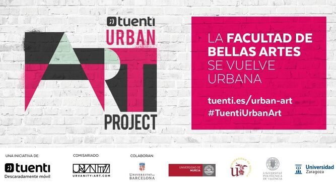 Cartel anunciador del 'Tuenti urban art project'.