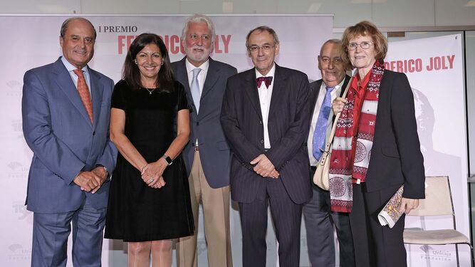 l Anne Hidalgo, Jesús Castiñeira, Salvador Pascual, Ramón Contreras y Monique Guyarde.