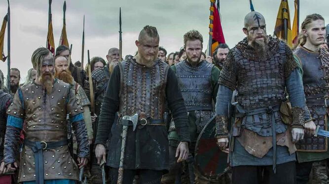 Un fotograma de la serie Vikingos, de Canal Historia, emitida en España por TNT, Netflix, PTV, Telecinco, HBO España y Antena 3, entre otras.