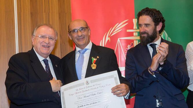 José Blas Fernández, Manuel Rubio Ornella y Juan Carlos Cabrera Pascua.