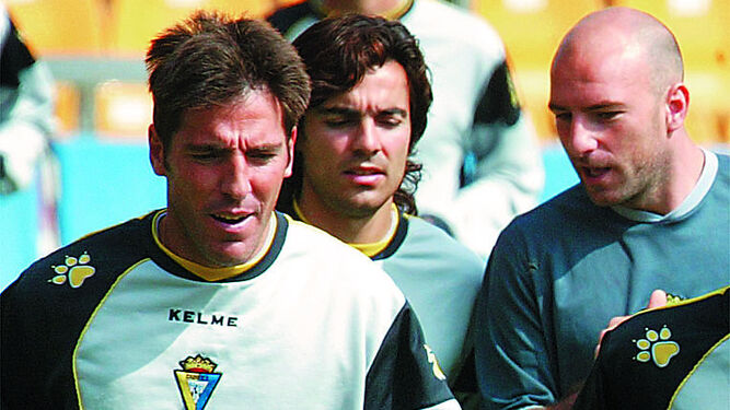 Berizzo, durante su etapa como jugador del Cádiz.