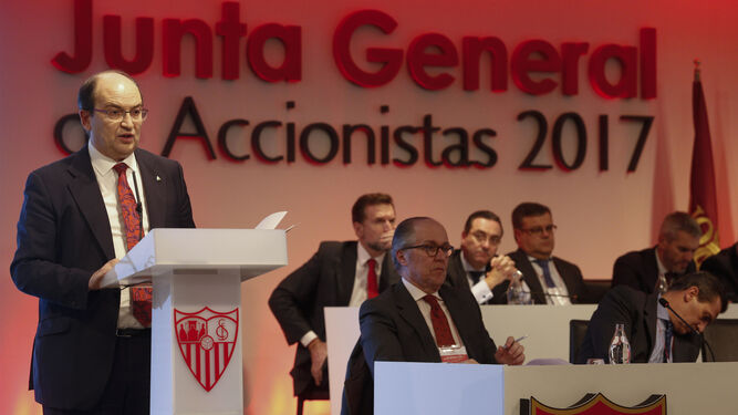 La Junta General del Accionistas del Sevilla FC, en im&aacute;genes