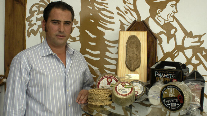 Uno de los quesos premiados, el de Pajarete, en este concurso nacional.