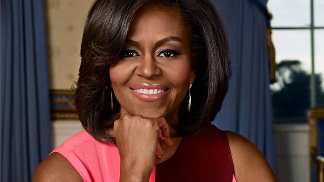Primer plano de Michelle Obama, que acaba de cumplir 54 años el pasado miércoles.