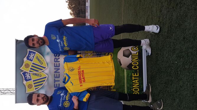 José Mari y Andrés Heredia, los dos jugadores recién llegados.