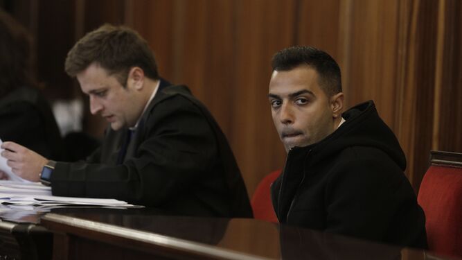 El acusado, Taynan Teixeira, durante el juicio