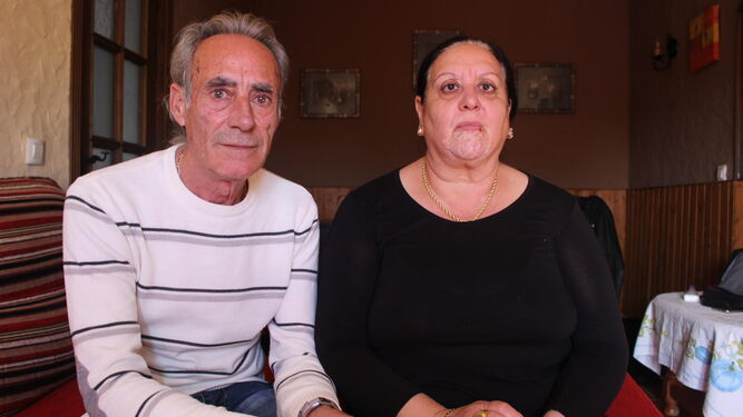 Luis Pozo y Bernarda García, padres de la desaparecida.