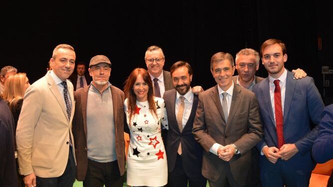 José Antonio Valle, Vicente García, Gema Pérez, Ángel Gabino, José Manuel Miranda, Federico Fernández, Ángel Acuña y Daniel Moreno.