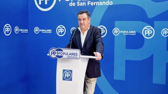 José Loaiza, en la sede del PP isleño