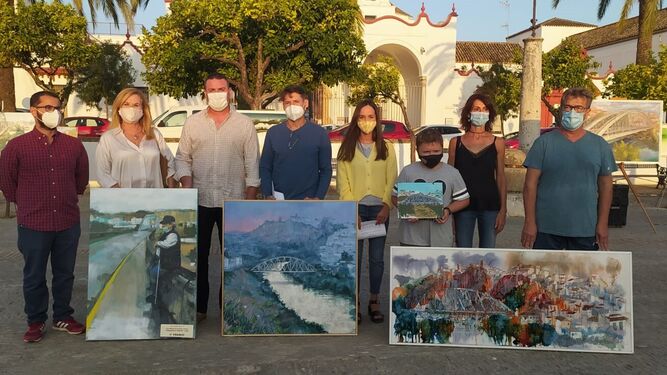 Participantes al premio  de pintura 'Francisco Prieto'