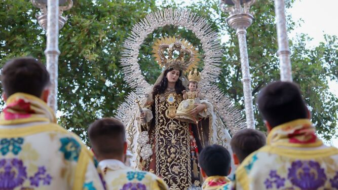 Imágenes del traslado de la Virgen del Carmen por los 15 años de su Coronación
