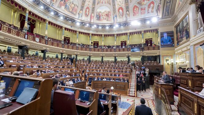 El hemiciclo del Congreso de los Diputados, en una sesión plenaria del pasado septiembre.