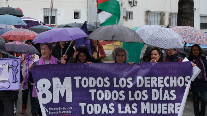 Marcha reivindicativa del 8M en Puerto Real:'Se acabó'