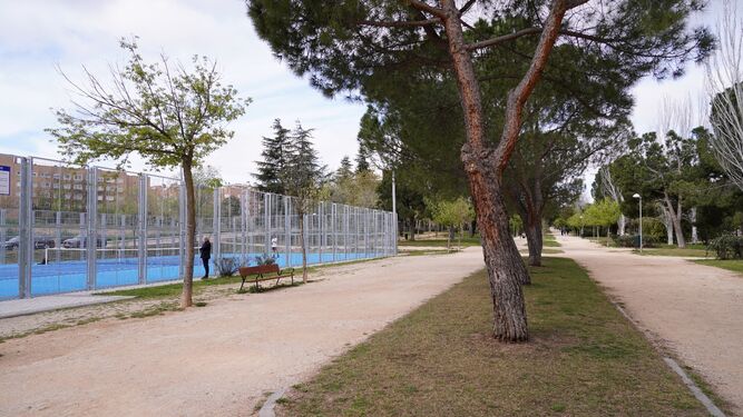 Imagen del parque que el Ayuntamiento de Madrid dedicará a los guardias civiles asesinados en Barbate.
