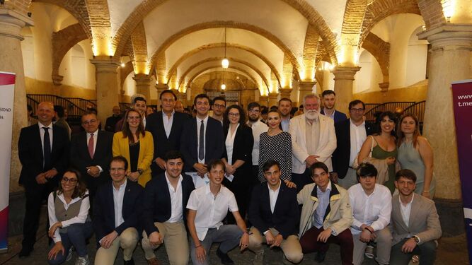 Foto de familia de la inauguración del Salmorejo Tech en Caballerizas Reales.
