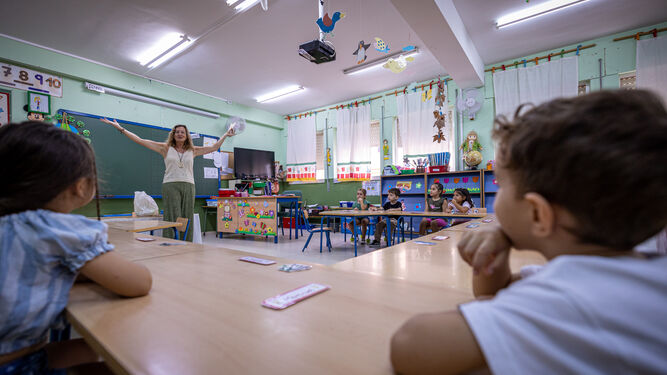 Un aula de Educación Infantil del colegio público Fermín Salvochea.