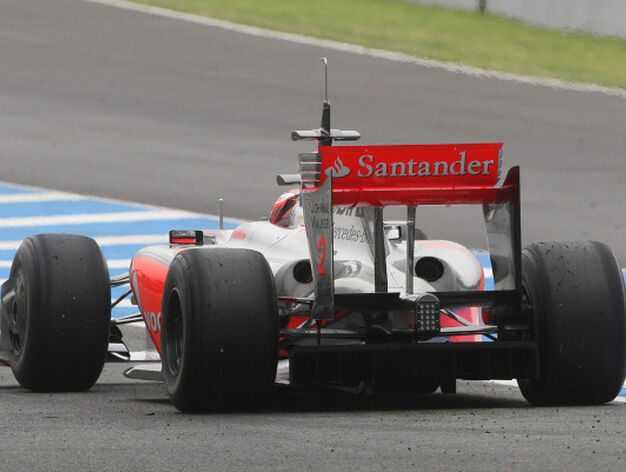 Detalle del aler&oacute;n trasero del McLaren de 2009.

Foto: J. C. Toro