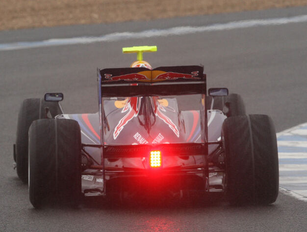 Detalle del aler&oacute;n trasero del Red Bull de 2009.

Foto: J. C. Toro