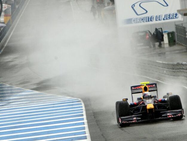 Vettel, con 102, giros fue uno de los pilotos que m&aacute;s vueltas dio al trazado jerezano.

Foto: Juan Carlos Toro