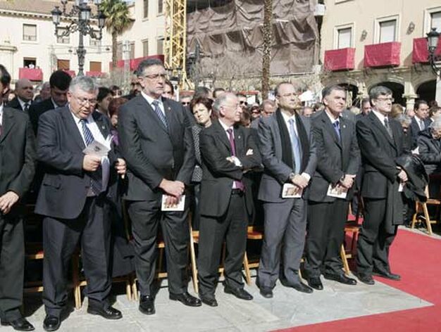 Alcaldes de Hu&eacute;rcal-Overa, Roquetas, Almer&iacute;a y Guadix.

Foto: Javier Alonso