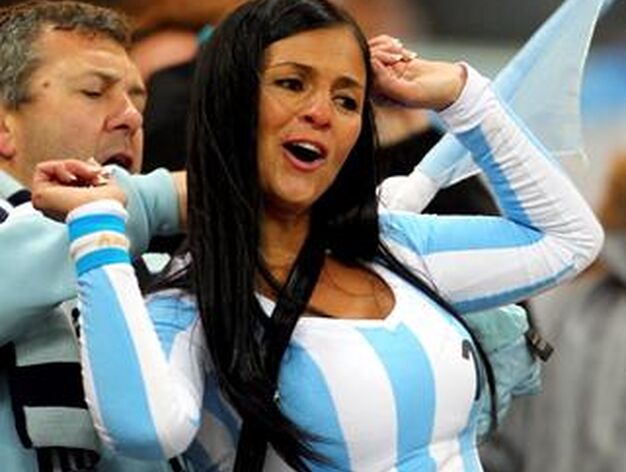Argentina se medir&aacute; en cuartos de final a Alemania tras derrotar a M&eacute;xico en octavos. / EFE