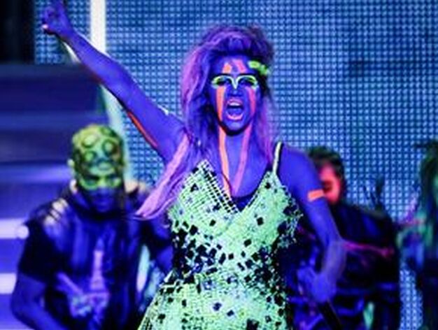 Kesha durante su actuaci&oacute;n en la gala.

Foto: Emilio Naranjo.