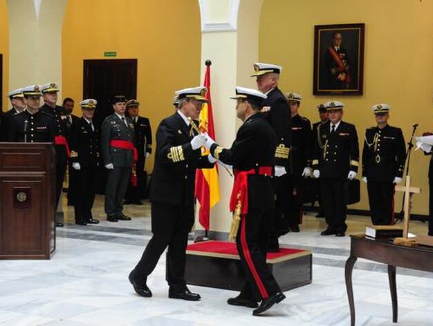 El nuevo Comandante General de Infanter&iacute;a de Marina juraba su cargo en un acto castrense celebrado en la antigua Capitan&iacute;a 

Foto: Elias Pimentel
