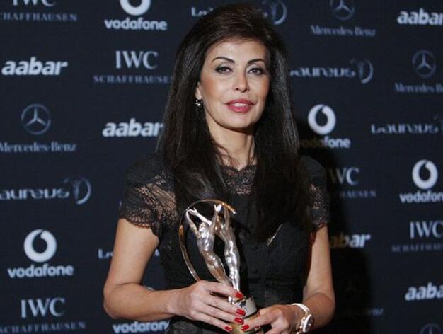 La fundadora del marathon de Beirut y premio Laureus Sport for Good, May El-Khalil. / Reuters