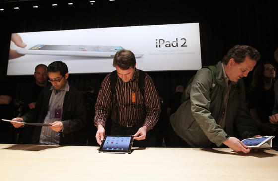 Presentaci&oacute;n del iPad 2.

Foto: AFP Photo