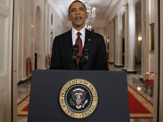 Obama comunica la muerte de Ben Laden.

Foto: AFP/Reuters/EFE