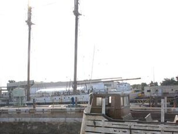 El Vaporcito se encuentra ya en el dique seco de los astilleros de San Fernando a la espera de una decisi&oacute;n sobre su futuro.

Foto: Elias Pimentel