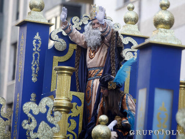 El Rey Melchor, encarnado por Eduardo Gonz&aacute;lez-Mazo. 

Foto: Jesus Marin