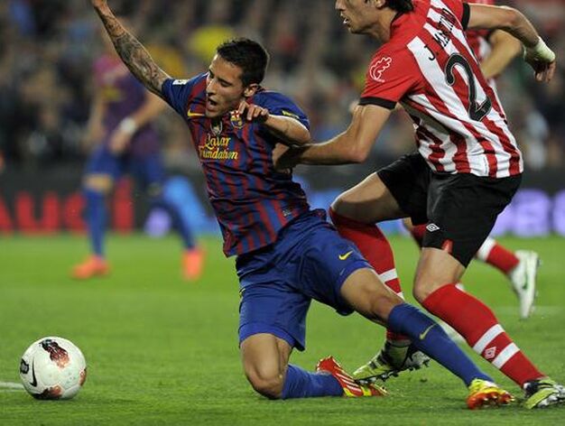 El Barcelona vence con claridad al Athletic de Bilbao en el Camp Nou (2-0). / AFP